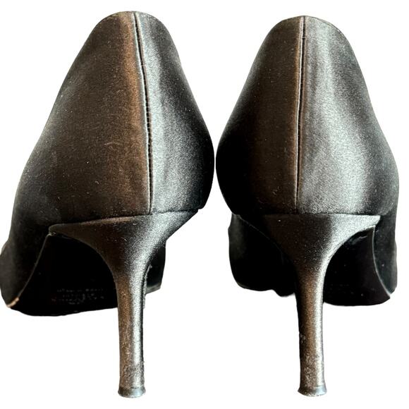 Valentino Garavani Vintage Chocolate Brown Classic Satin Pumps - Picture 5 of 12